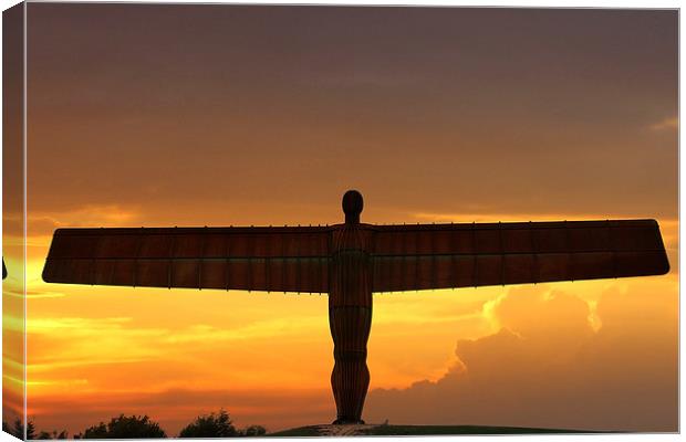 The Angel of the North Canvas Print by J Biggadike