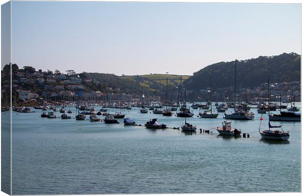 Clear Skies at Dartmouth Canvas Print by J Biggadike