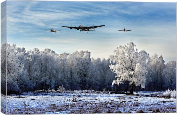 Wartime Winter Canvas Print by J Biggadike