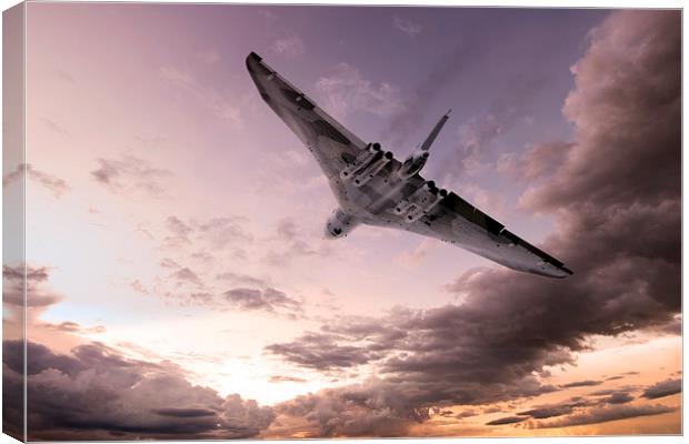 Vulcan The Final Flight  Canvas Print by J Biggadike