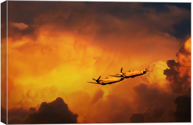 Lost In The Clouds Canvas Print by J Biggadike