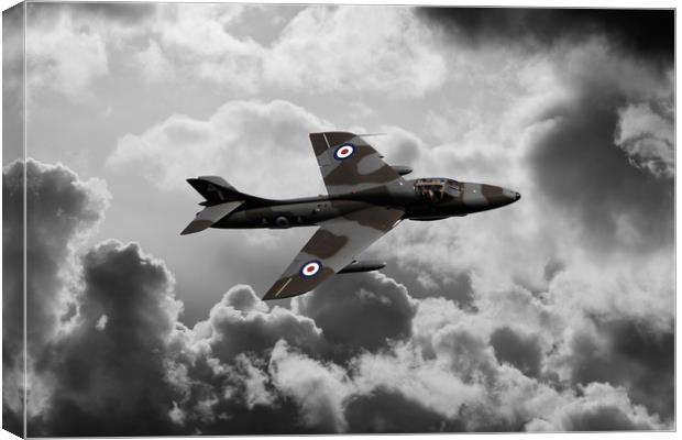 Hawker Hunter Canvas Print by J Biggadike