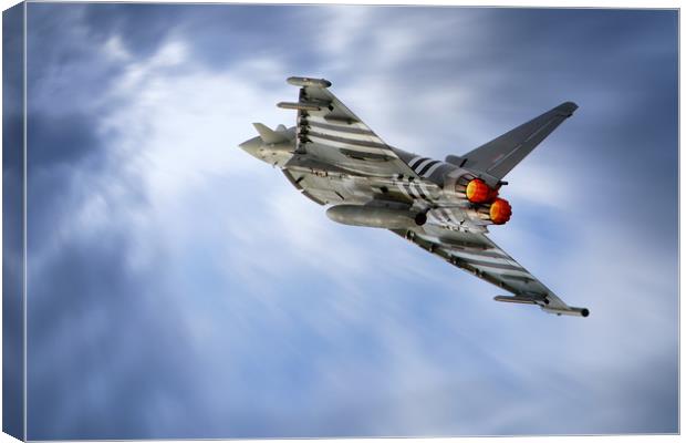 Eurofighter Typhoon Climb Canvas Print by J Biggadike