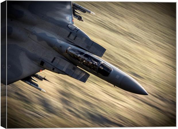 F15 Eagle Mach Loop Canvas Print by J Biggadike