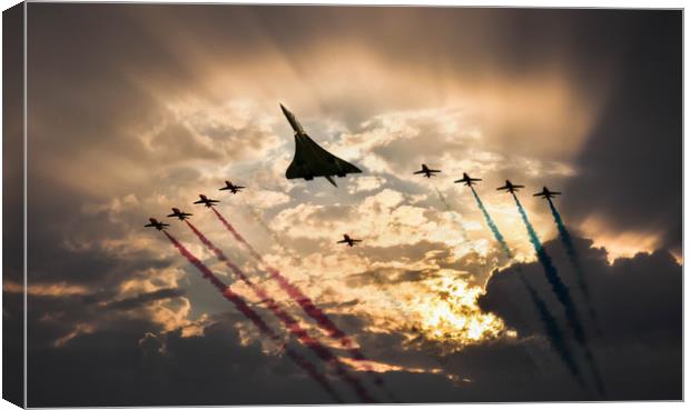 Concorde Arrow pass Canvas Print by J Biggadike