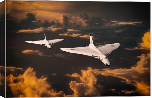 The Great White Bombers Canvas Print by J Biggadike
