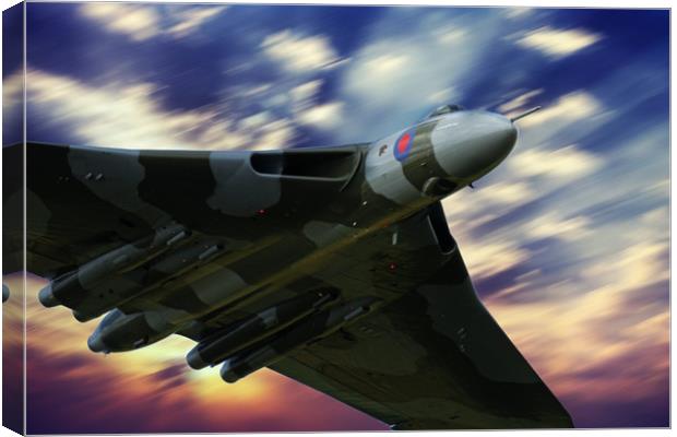 Vulcan Roars Canvas Print by J Biggadike