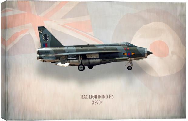 BAC Lightning F.6 XS904 Canvas Print by J Biggadike