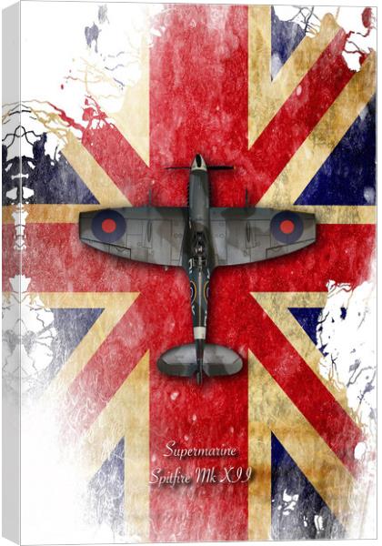 Spitfire Mk.XII Canvas Print by J Biggadike
