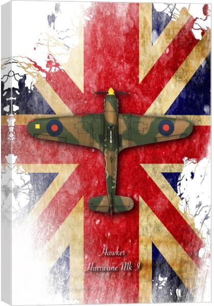 Hawker Hurricane Mk.I Canvas Print by J Biggadike