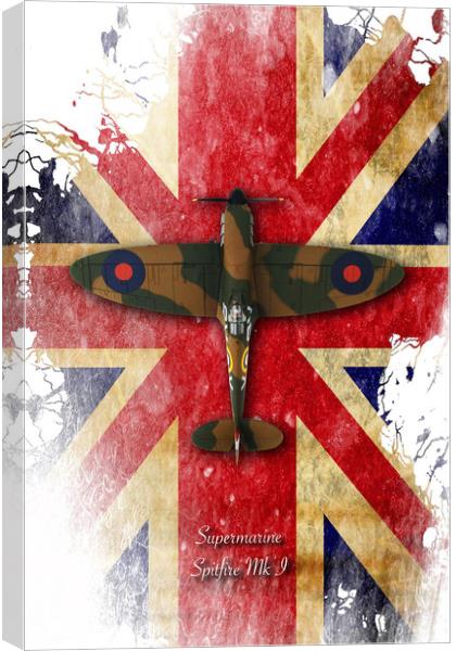 Supermarine Spitfire Mk.I Canvas Print by J Biggadike
