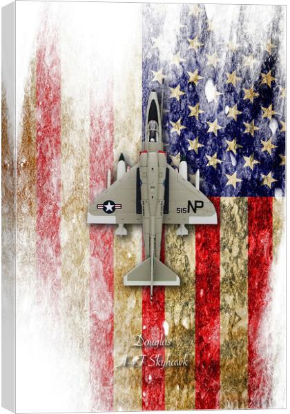 Douglas A-4F Skyhawk Canvas Print by J Biggadike
