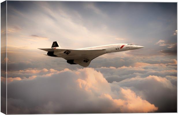 Classic Concorde Canvas Print by J Biggadike