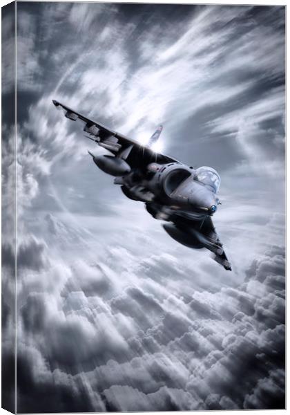 Harrier GR7 Canvas Print by J Biggadike