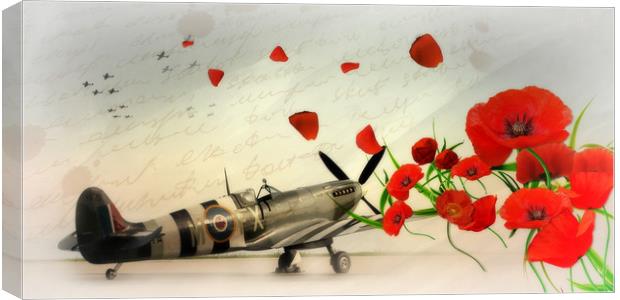 Fighter Command - Spitfire Canvas Print by J Biggadike