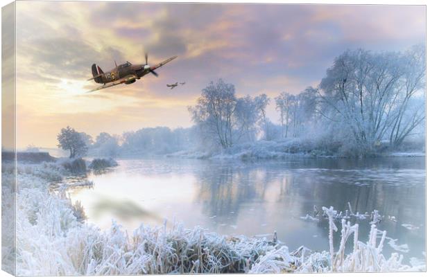 A Cold Cold Morning Canvas Print by J Biggadike
