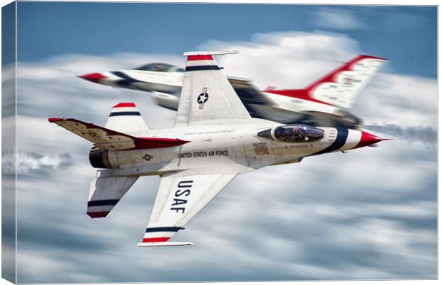 Thunderbirds Pass Canvas Print by J Biggadike