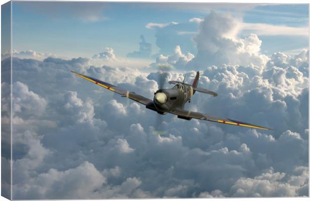 Spitfire BS435 – F-FY Canvas Print by J Biggadike