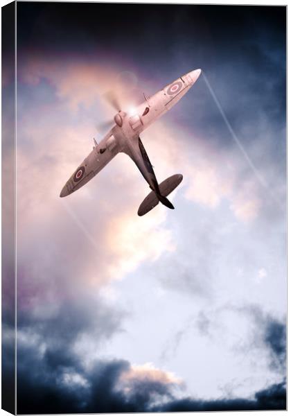 Spitfire, One of The Few Canvas Print by J Biggadike