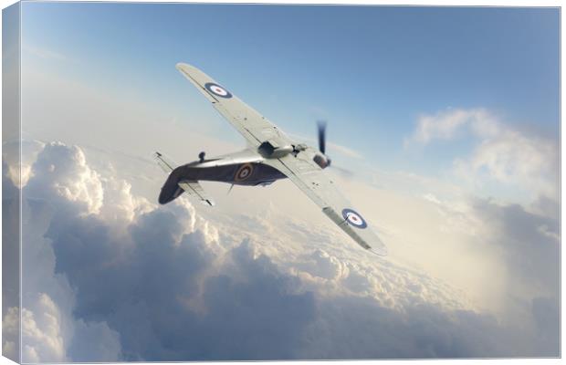 Hawker Hurricane Canvas Print by J Biggadike