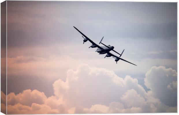 Lancaster Bomb Bay Canvas Print by J Biggadike