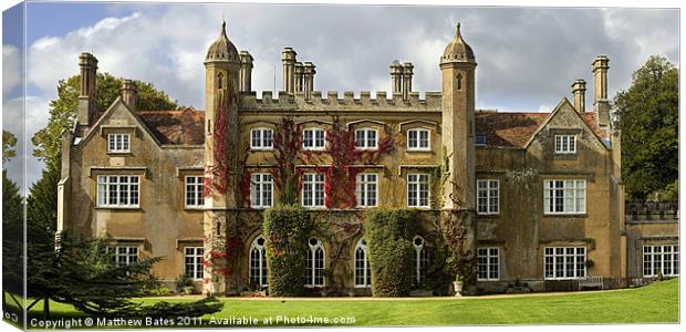 Marwell Hall Canvas Print by Matthew Bates