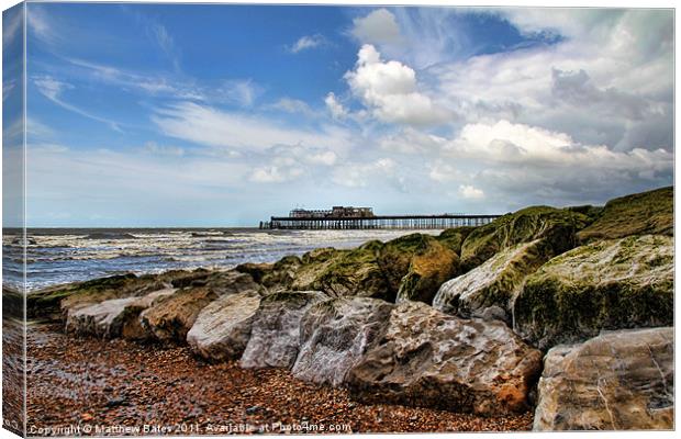 Hastings Seafront Canvas Print by Matthew Bates