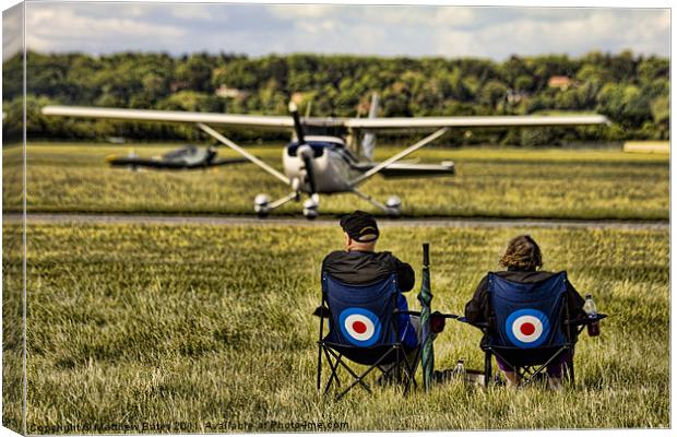 Plane Spotters Canvas Print by Matthew Bates