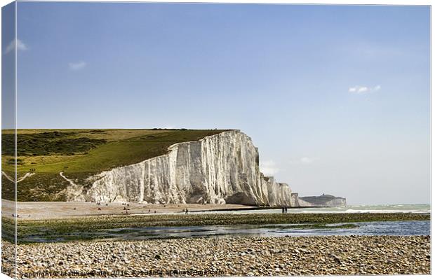 Seven Sisters Cliffs Canvas Print by Matthew Bates