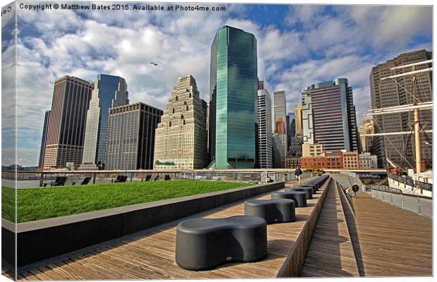 New York cityscape Canvas Print by Matthew Bates