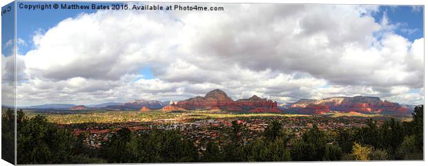 Arizona View Canvas Print by Matthew Bates