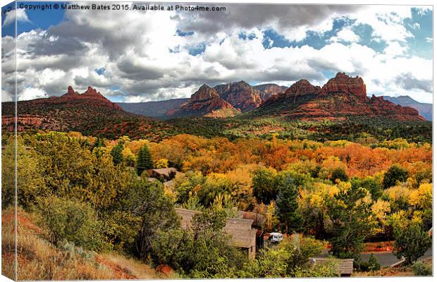  Beautiful Sedona Canvas Print by Matthew Bates