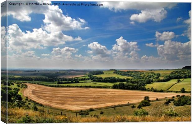 Hampshire Countryside Canvas Print by Matthew Bates