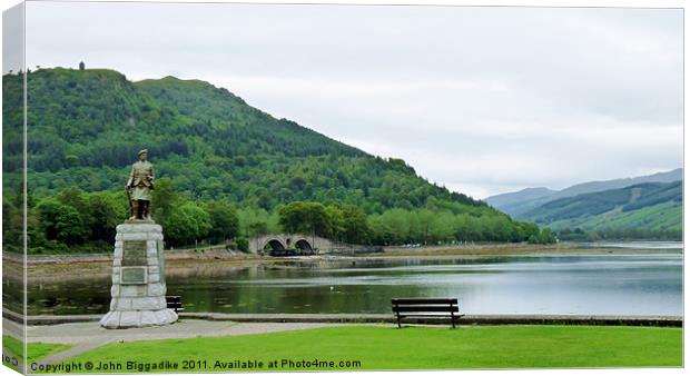 Inverary Canvas Print by John Biggadike