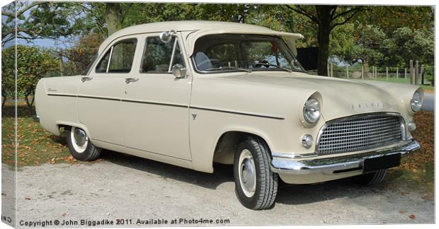 Ford Consul MK 2 Canvas Print by John Biggadike