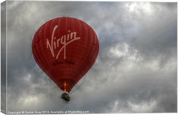 HDR  Hot Air Balloon Canvas Print by Daniel Gray