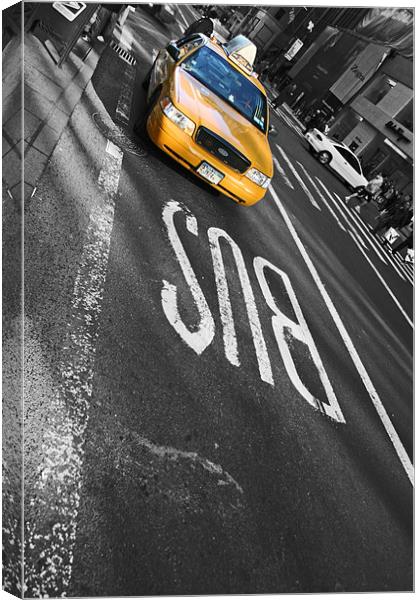 New York City - Mellow Yellow I Canvas Print by Tom Hall