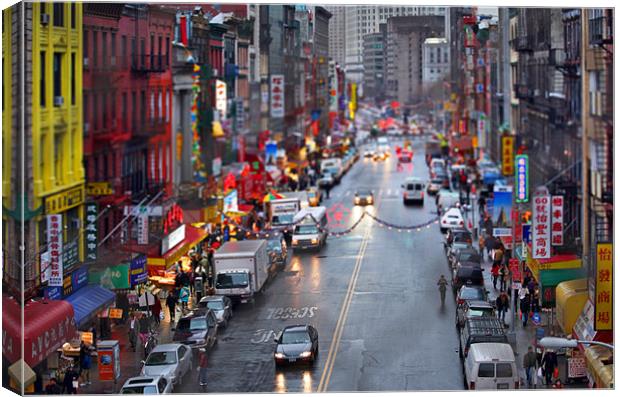 Chinatown New York Canvas Print by Tom Hall