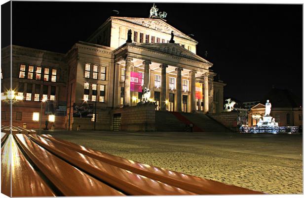 Das Konzerthaus at Gendarmenmarkt Berlin Canvas Print by Dan Davidson