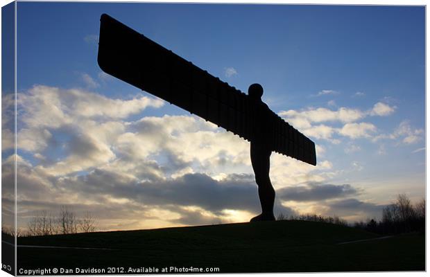 Angel of the North Canvas Print by Dan Davidson