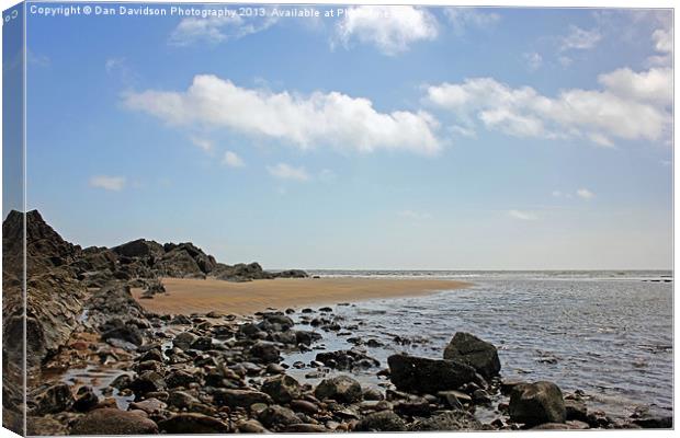 My private beach Canvas Print by Dan Davidson