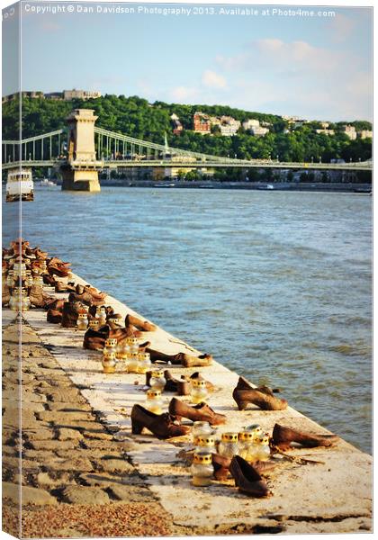 Shoes on the Danube Canvas Print by Dan Davidson