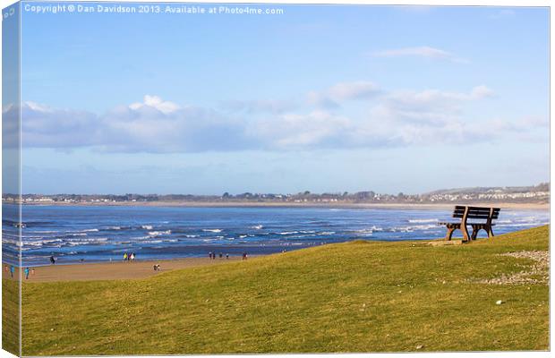 Ogmore View Canvas Print by Dan Davidson