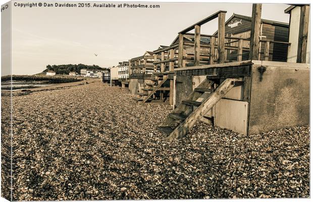  Whitstable Seafront Canvas Print by Dan Davidson