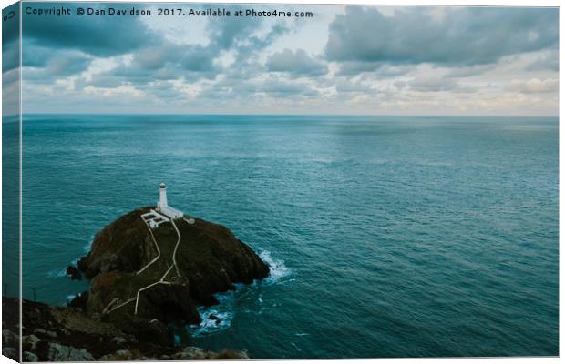 South Stack Views Canvas Print by Dan Davidson