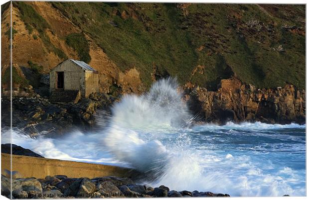 Cape Cornwall Canvas Print by R K Photography