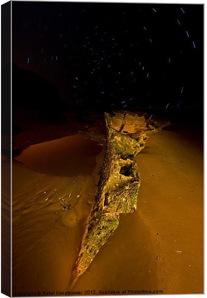 Hunstanton Shipwreck Canvas Print by R K Photography