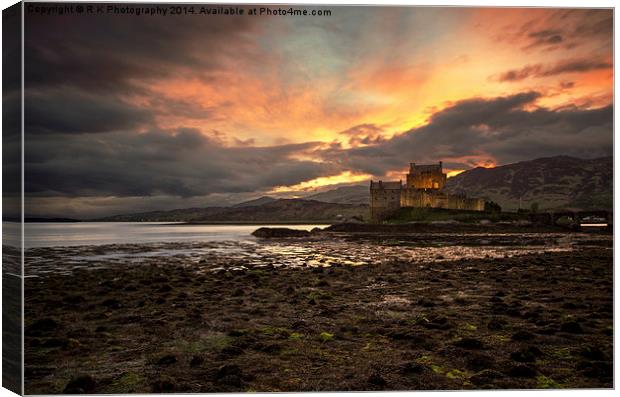 Eilean Donan Castle Canvas Print by R K Photography
