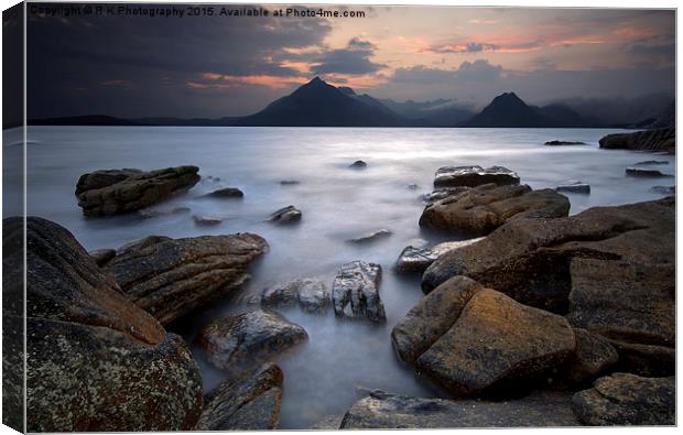  Elgol Canvas Print by R K Photography