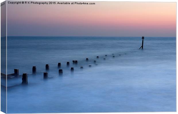  Overstrand sunrise Canvas Print by R K Photography